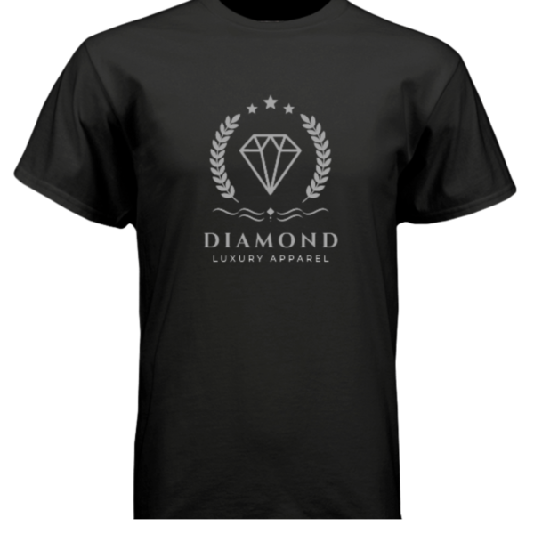 Diamond Luxury Tee - Silver Logo